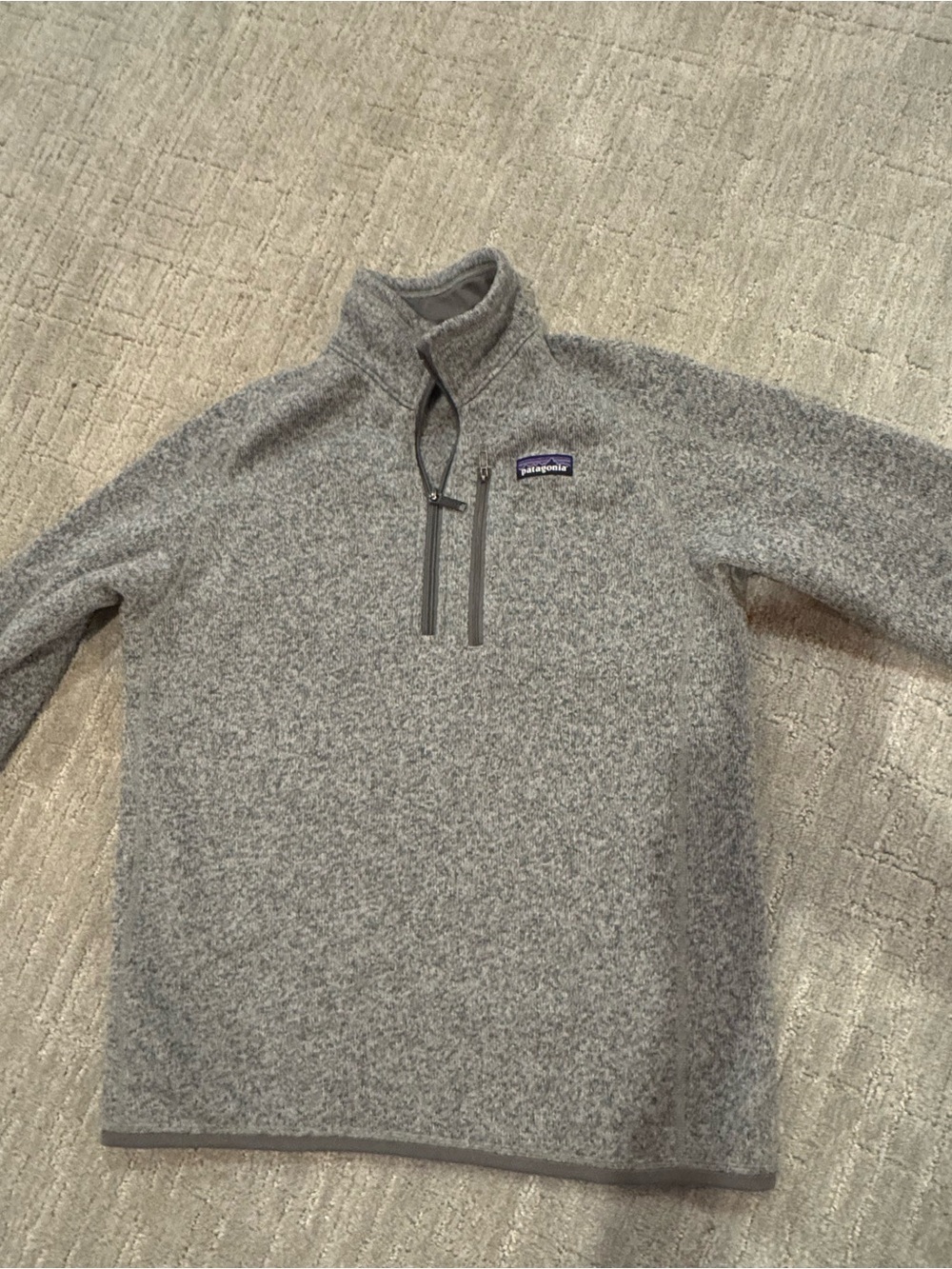 Patagonia half zip better sweater